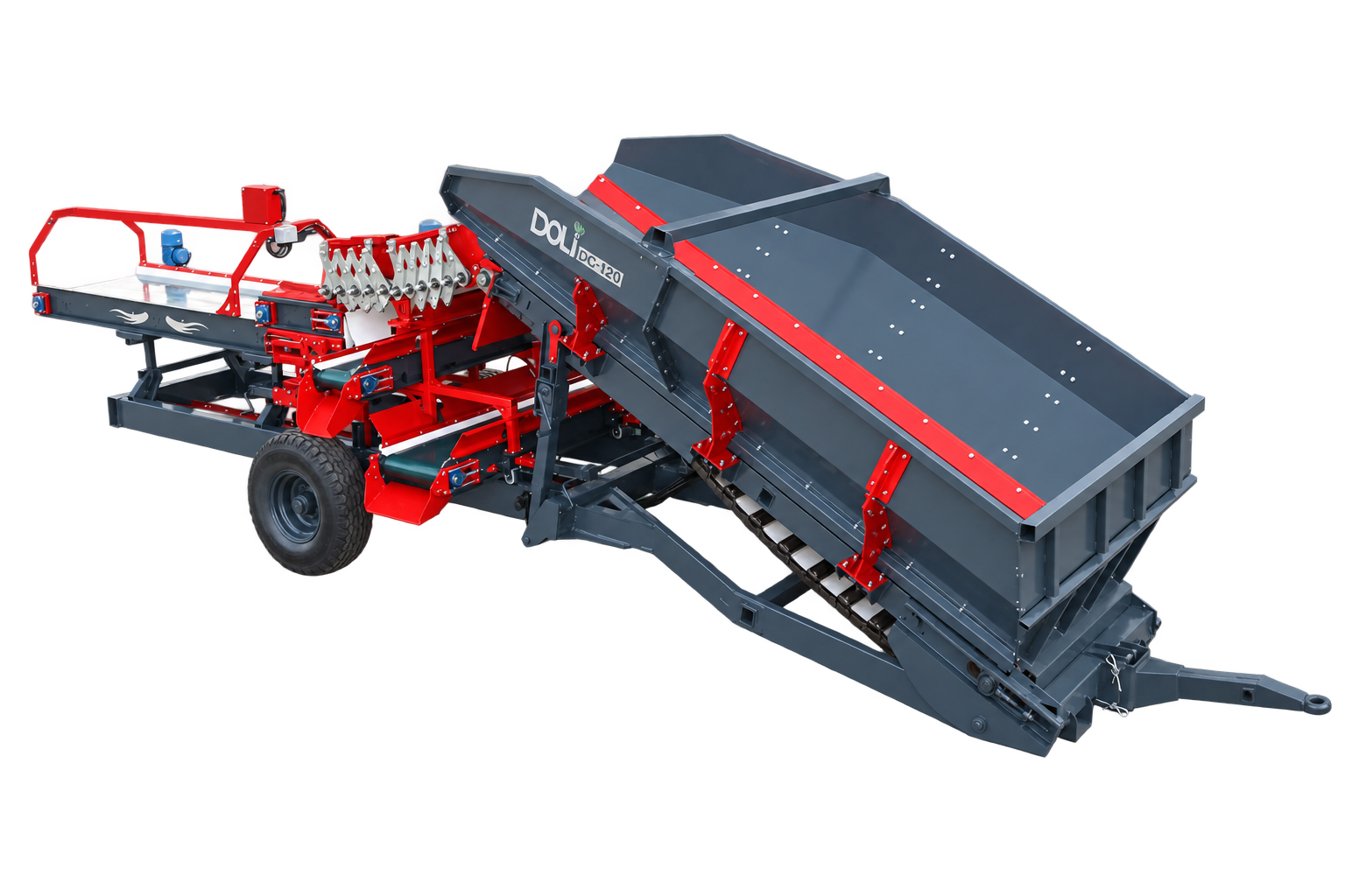 DC-120 Soil separation, grading and inspection bunker