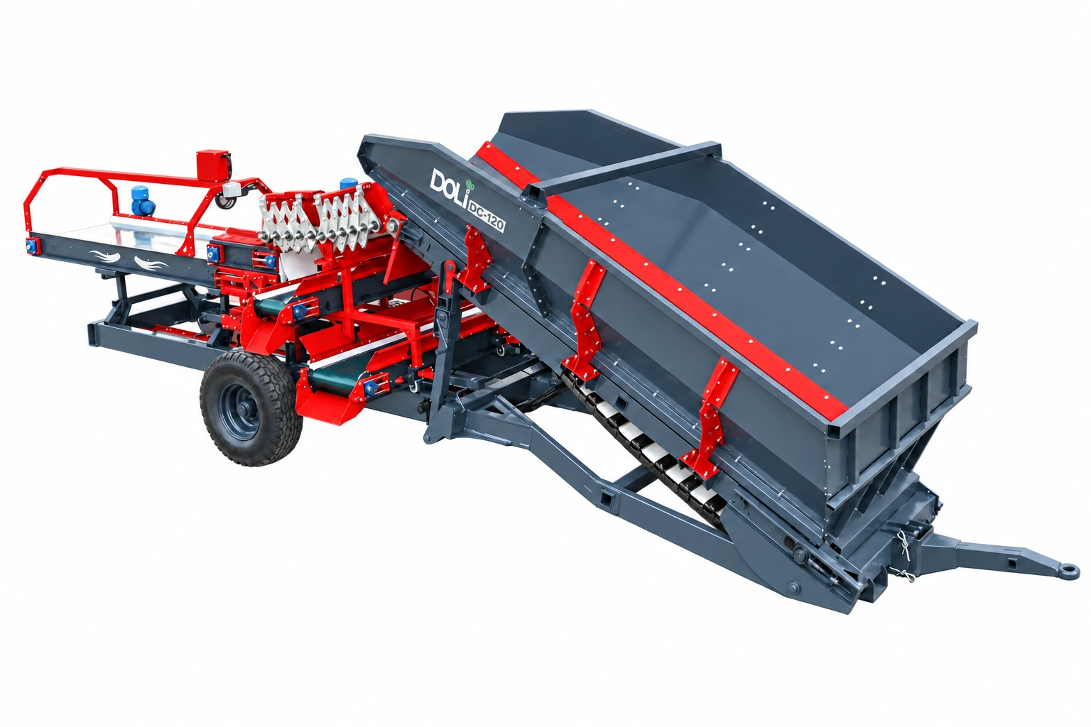 DC-120 Soil separation, grading and inspection bunker