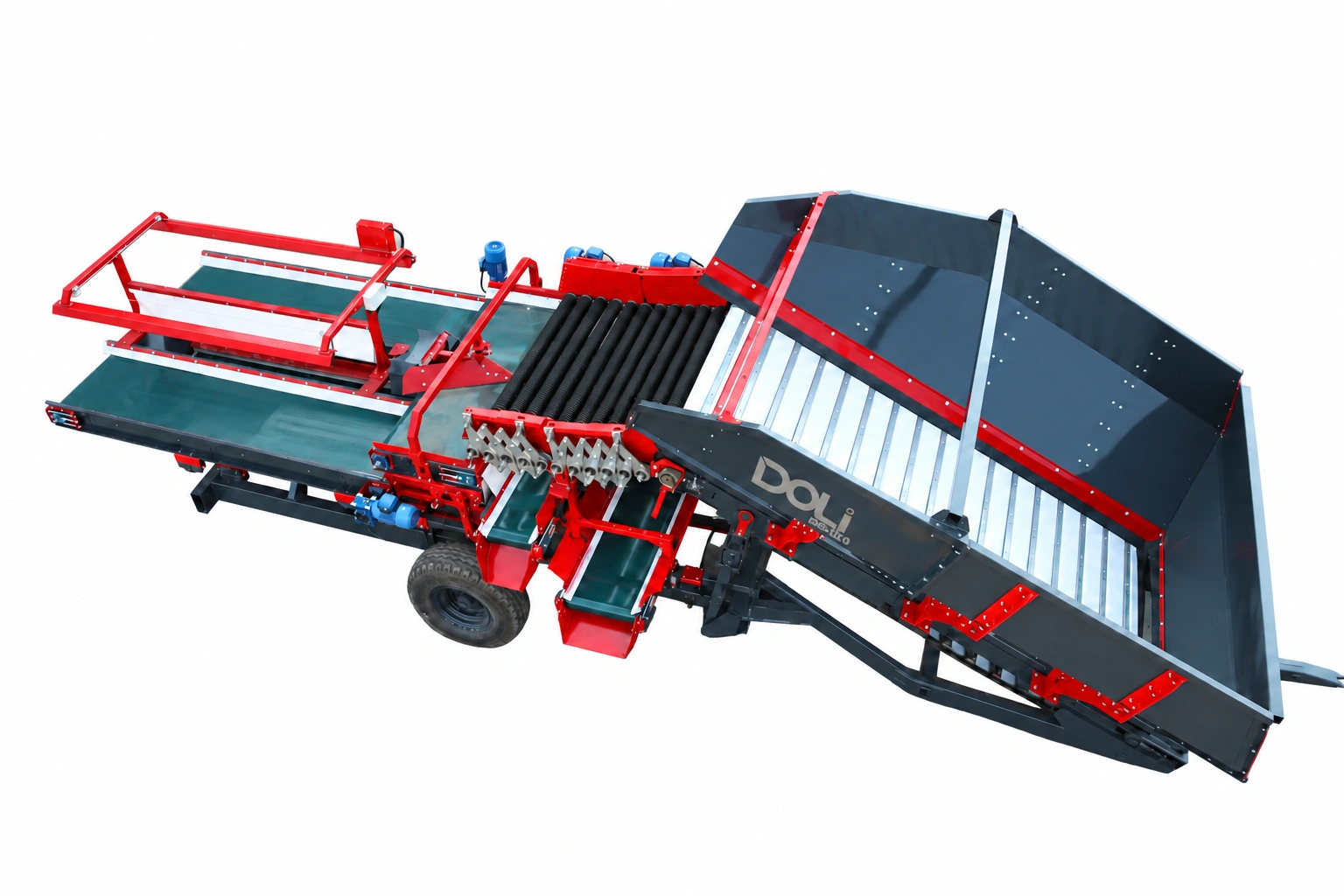 DC-160 Soil separation, grading, inspection and packing bunker